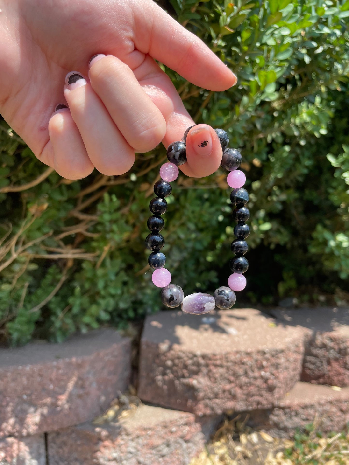 Blue Tiger's Eye Crystal Vibe Bracelet