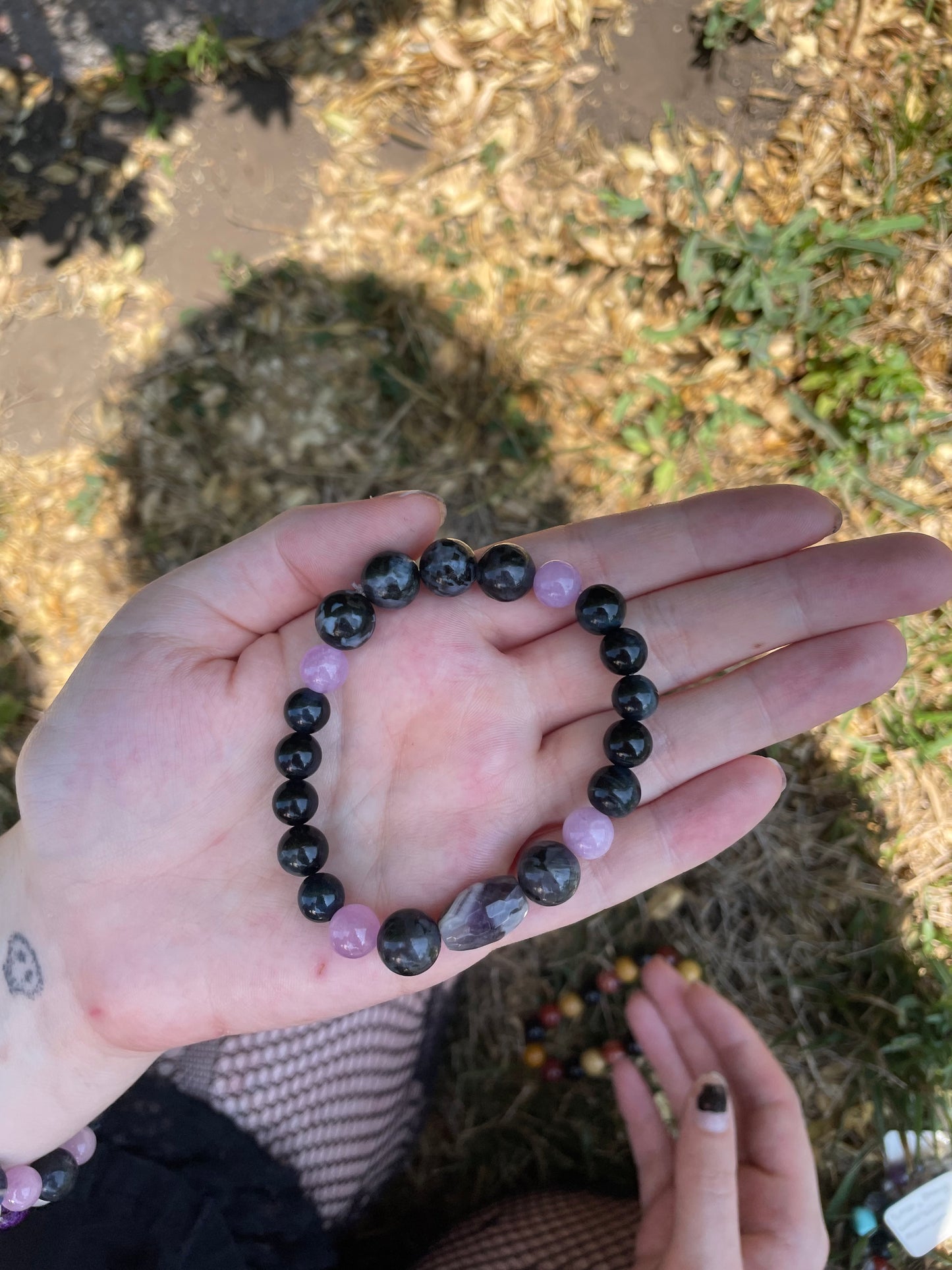 Blue Tiger's Eye Crystal Vibe Bracelet